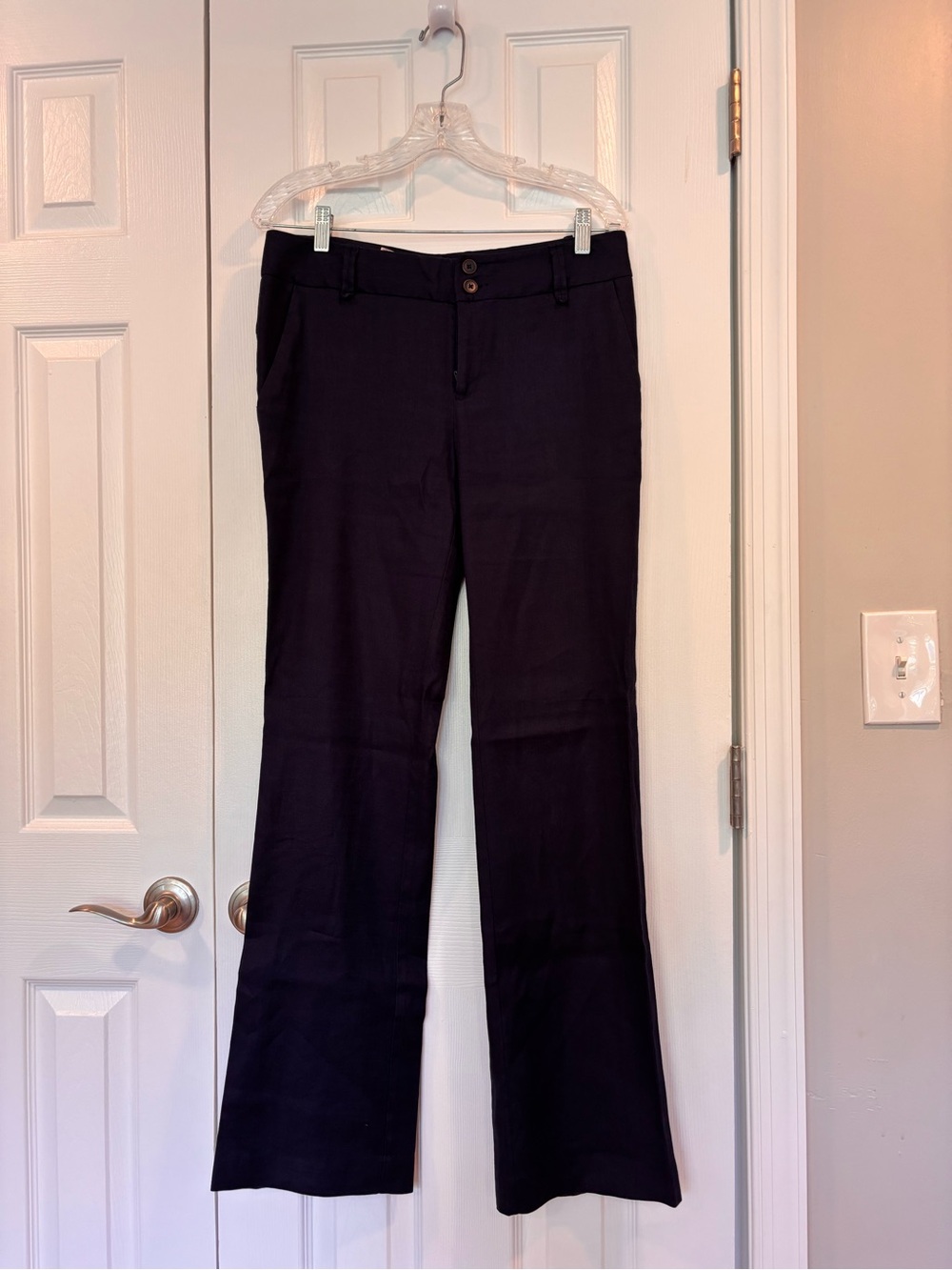 Anthropologie Elevenses Linen Pants, Size 6